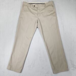 Brooks Brothers Advantage Chino Milano Pants Mens 35x30 (Fit 36x30) Khaki